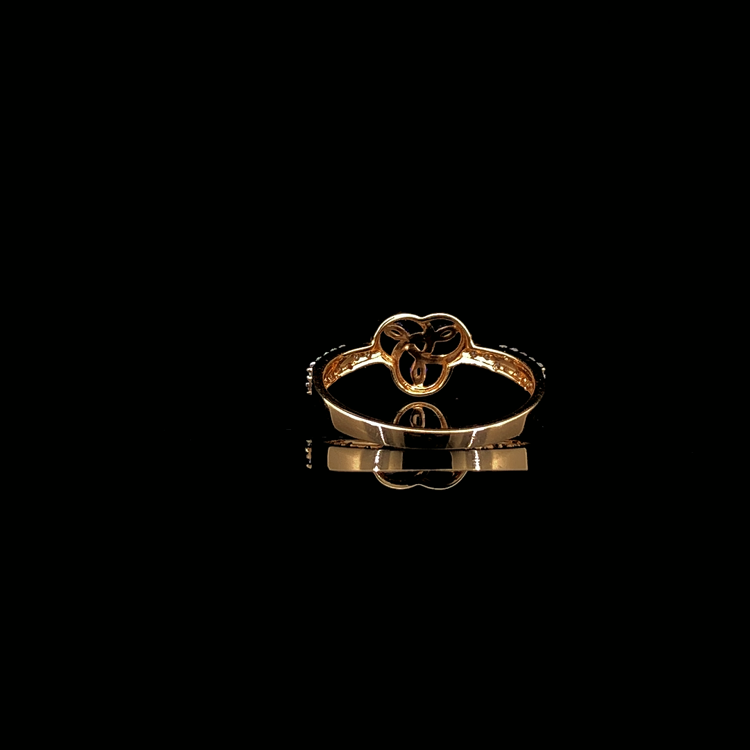 Midnight Trinity Sapphire Ring
