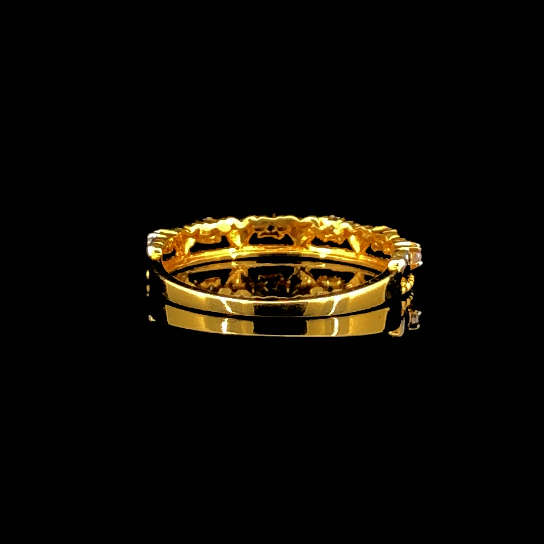 Heart Line gold ring for Women