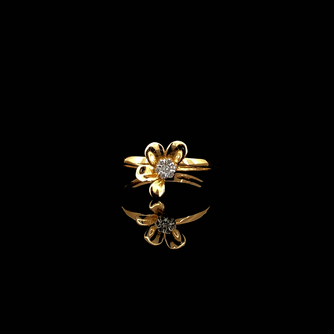 Floral Gold ring