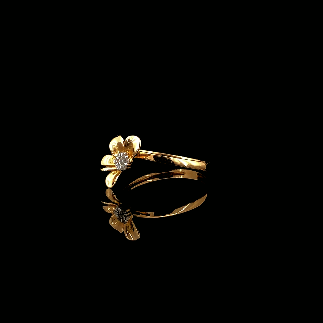 Floral Gold ring