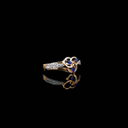 Midnight Trinity Sapphire Ring