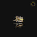 Leaf Shape ring in 18kt Gold